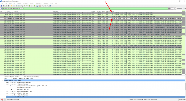 Nmap Packet Capture | Weberblog.net